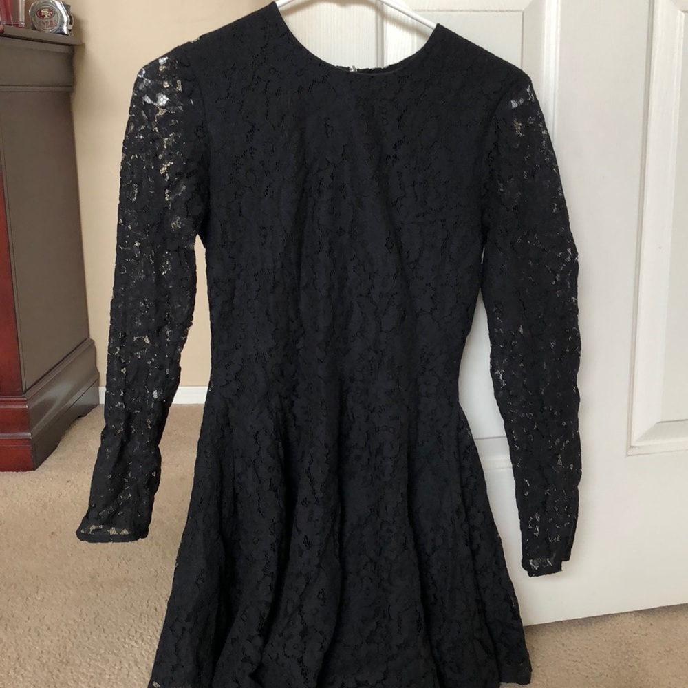 Black dress.